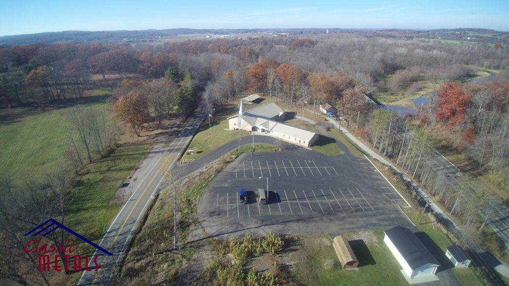 Lakeview Baptist Church upgrades roof to Standing Seam Classic Metals