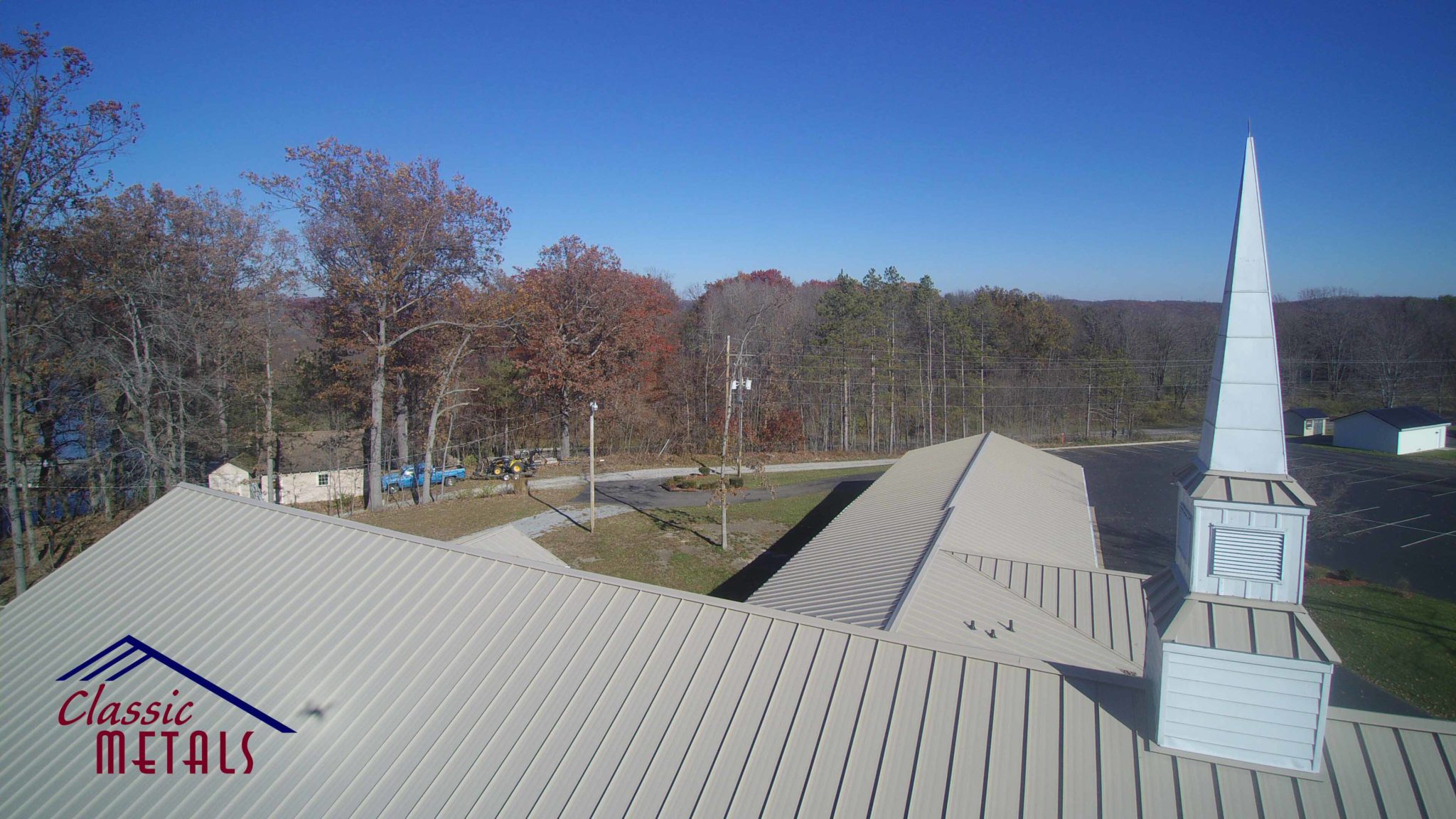 Lakeview Baptist Church upgrades roof to Standing Seam Classic Metals